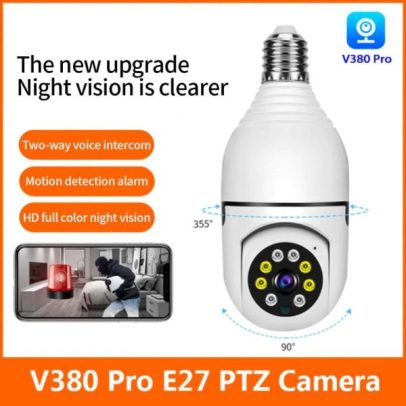 V380 PRO E27 360 Degree IP Camera